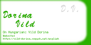 dorina vild business card